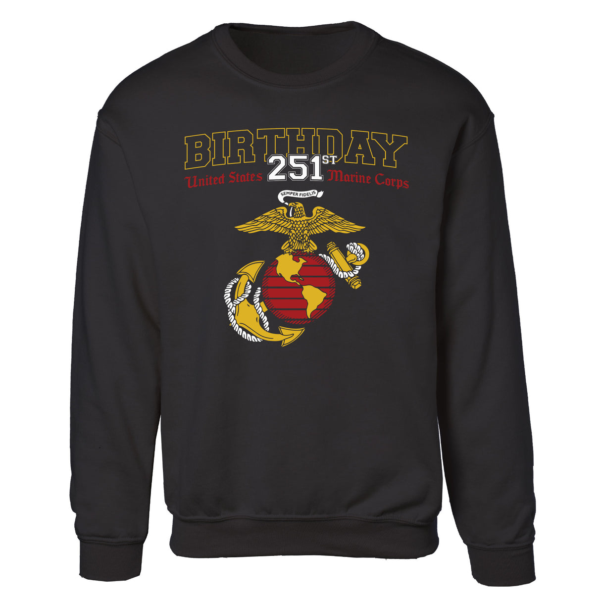 USMC 251st Birthday Sweatshirt - SGT GRIT