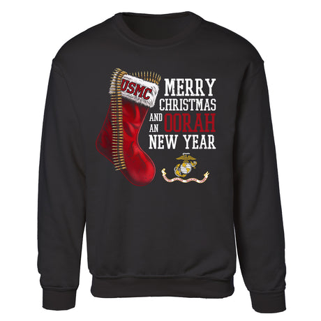 USMC Christmas Stocking Sweatshirt - SGT GRIT