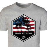 USMC Bootcamp Hexagon T-Shirt – Grey - SGT GRIT