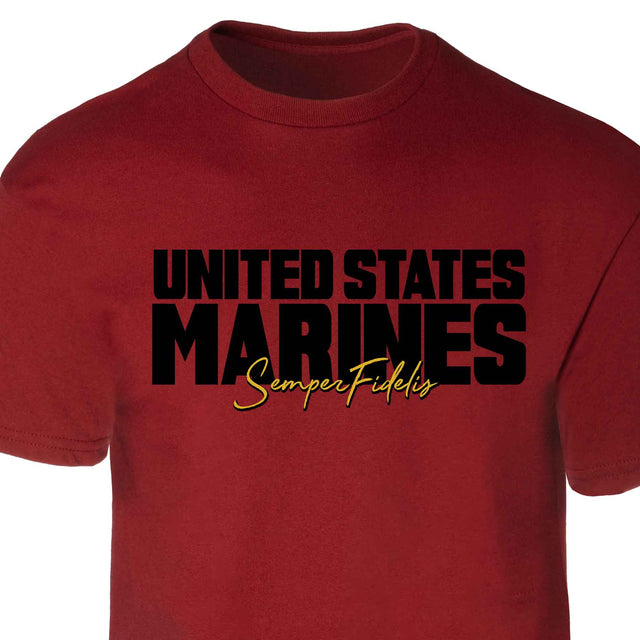 United States Marine Corps Semper Fidelis T-Shirt - SGT GRIT