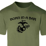 Born in a Bar Eagle, Globe, and Anchor T-Shirt - SGT GRIT