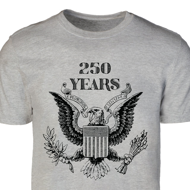 Vintage Eagle 250 Years T-Shirt- Gray - SGT GRIT