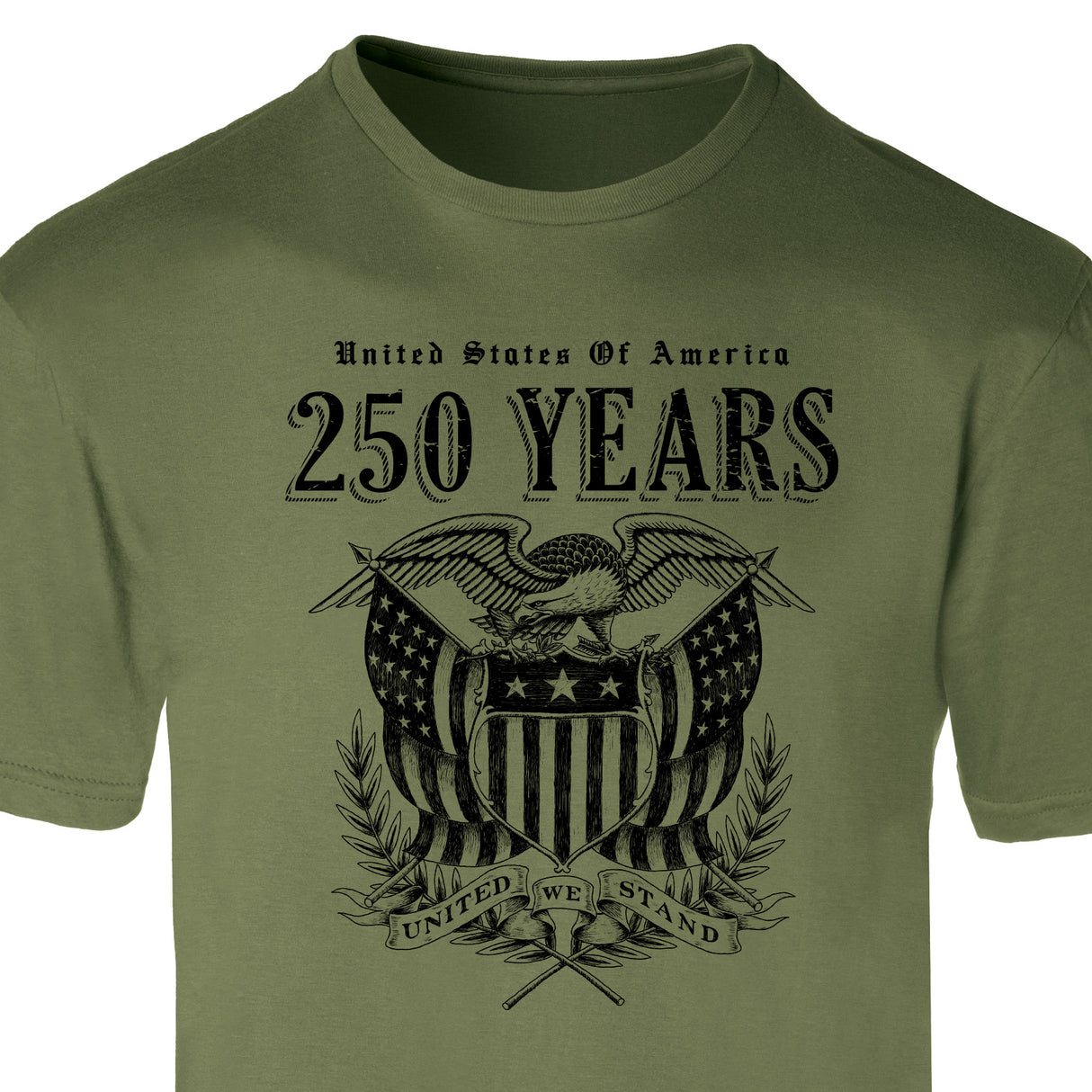 250 Years United We Stand T-Shirt - SGT GRIT