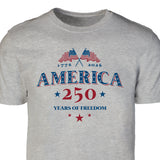America 250 Years of Freedom T-Shirt - SGT GRIT