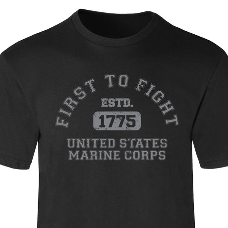 First to Fight Collegiate USMC T-Shirt - SGT GRIT