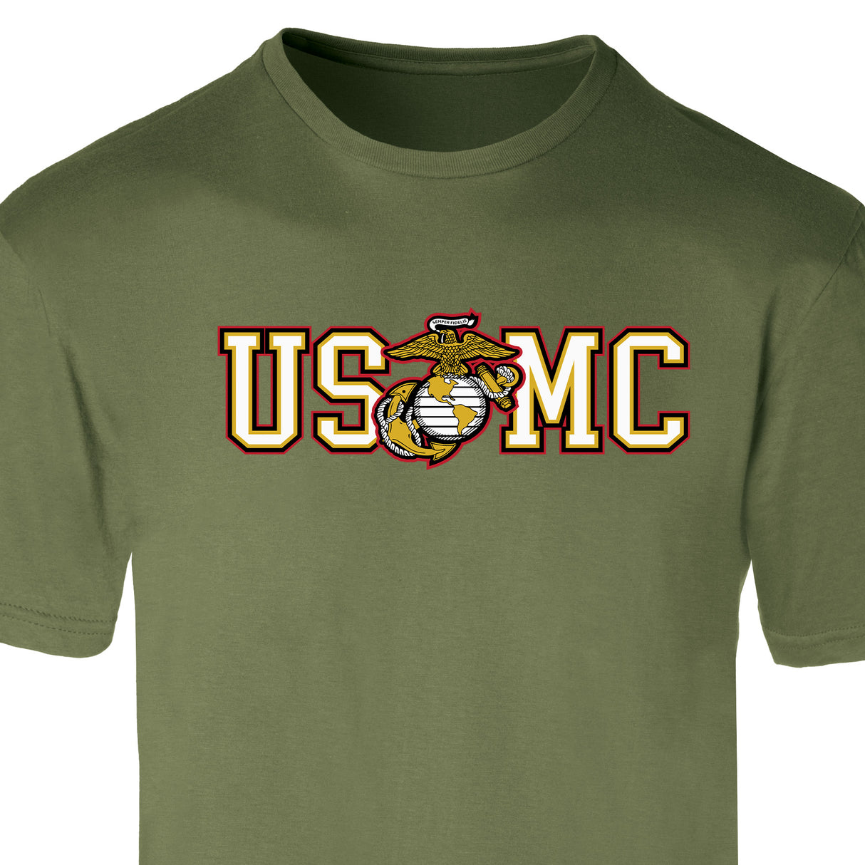USMC Collegiate EGA T-Shirt - SGT GRIT