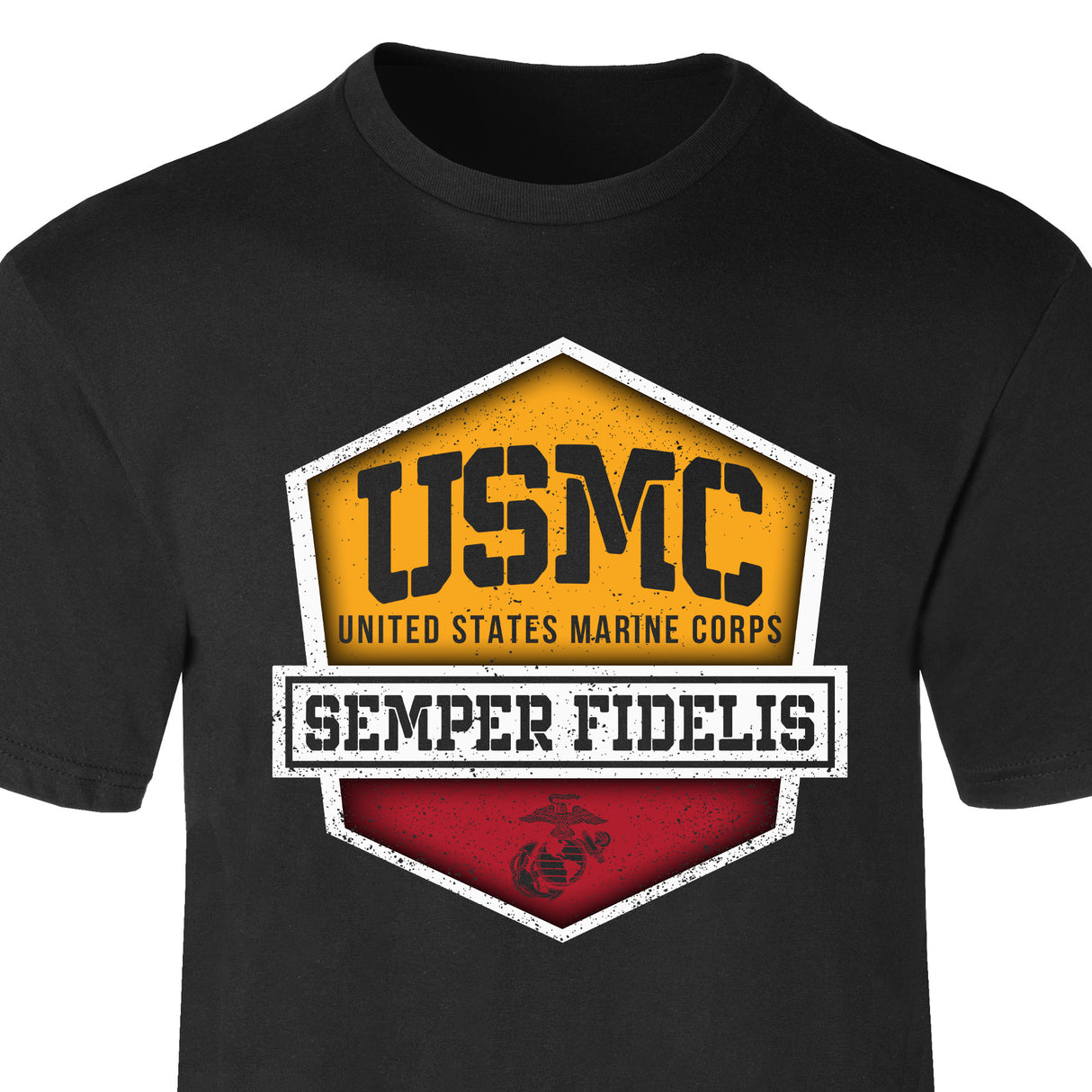 USMC Hexagon Badge T-Shirt - SGT GRIT