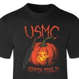 USMC Halloween Pumpkin T-Shirt - SGT GRIT