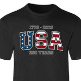 USA 250 Years Flag T-Shirt - SGT GRIT