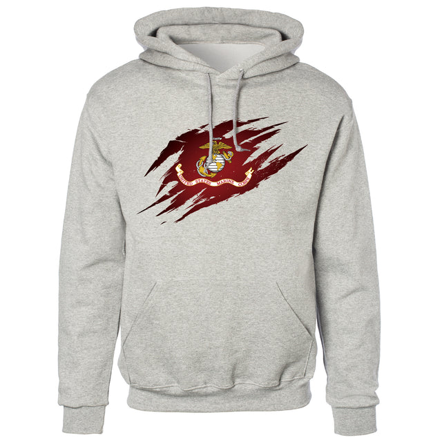 USMC Flag Tear Away Hoodie - SGT GRIT