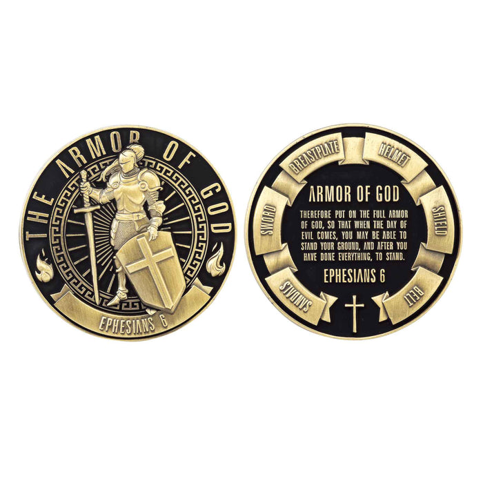 The Armor Of God Challenge Coin - SGT GRIT