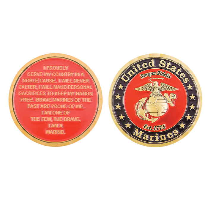 I Am A Marine Challenge Coin - SGT GRIT