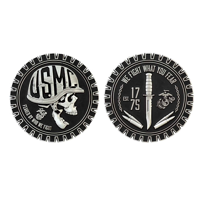 USMC We Fight What You Fear Challenge Coin