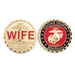 Wife of a Marine Challenge Coin - SGT GRIT