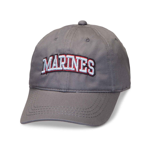 Marines 3D Embroidered Hat- Personalized- Grey - SGT GRIT