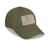 American Flag USMC Hat – OD green - SGT GRIT