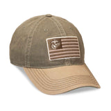 Eagle, Globe, and Anchor Flag Hat – OD green and Brown - SGT GRIT