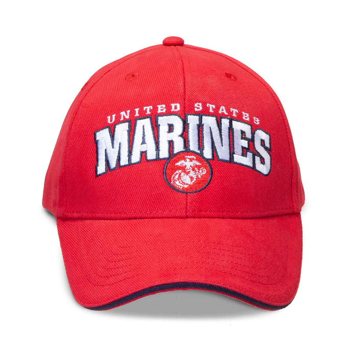 Eagle, Globe, and Anchor Marines Hat- Red or Black