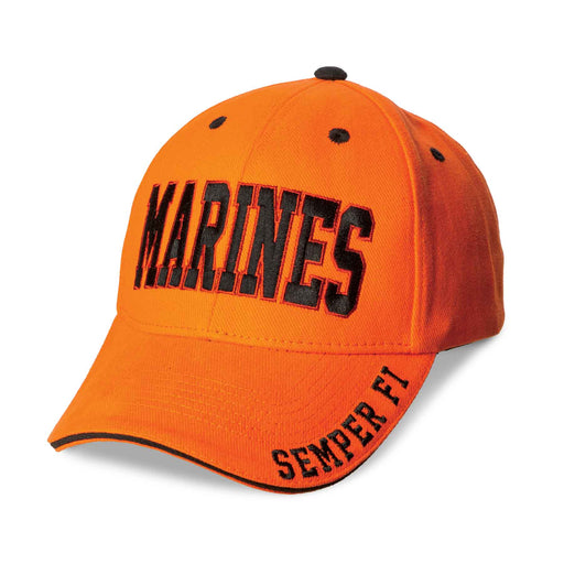 Marines Hunter Orange Hat - SGT GRIT