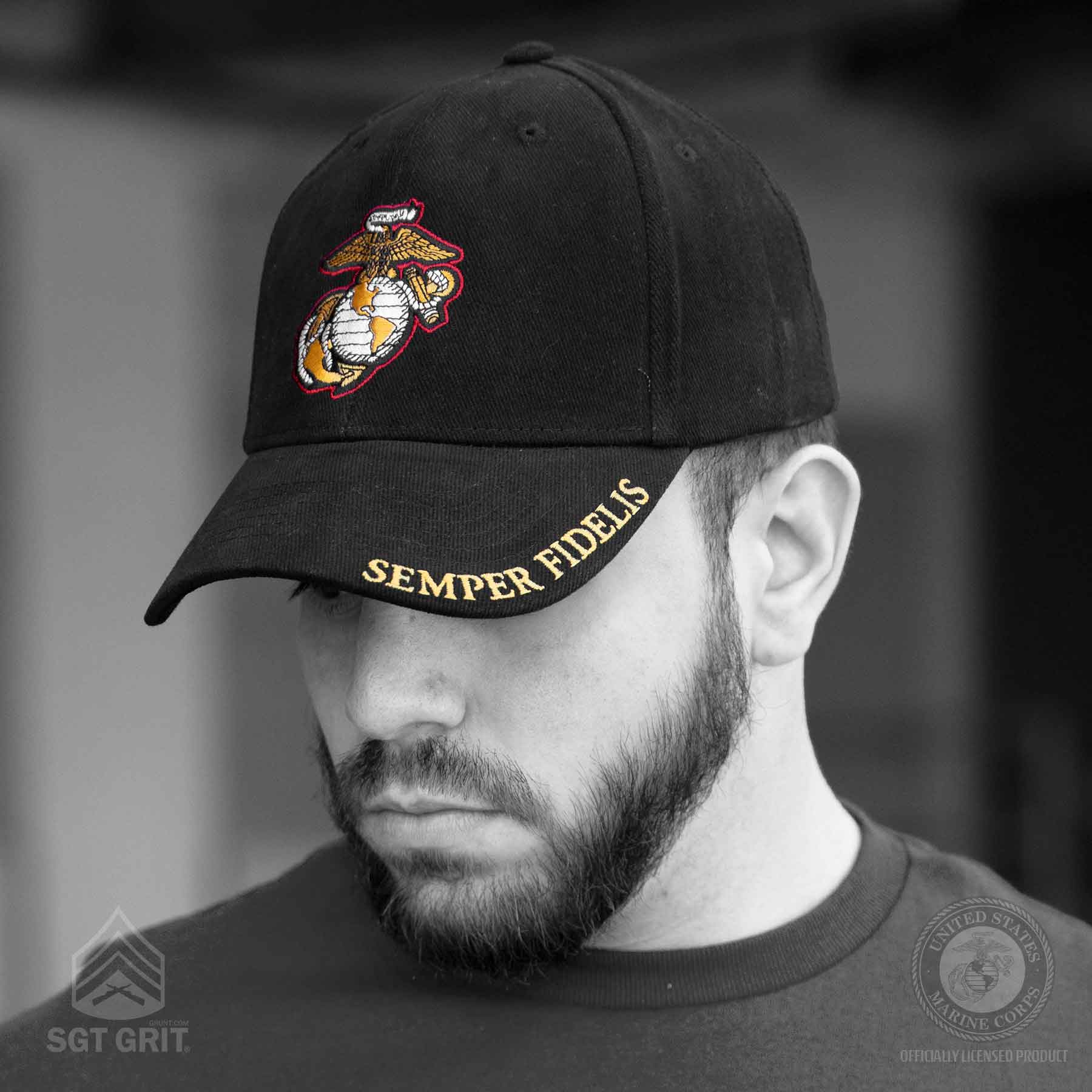 rosymonster marine heart cap キャップ USMC EGA Semper Fidelis Hat – SGT GRIT