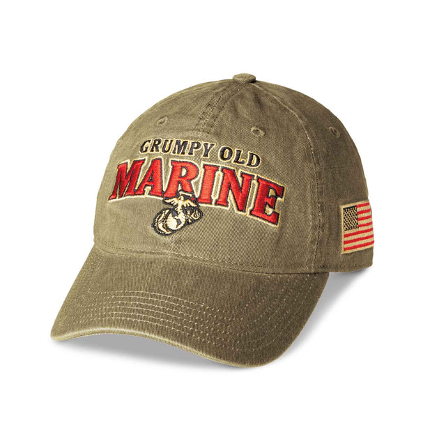 Grumpy Old Marine Hat- OD Green - SGT GRIT