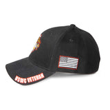 USMC Veteran Choose Your Rank Hat - Black - SGT GRIT