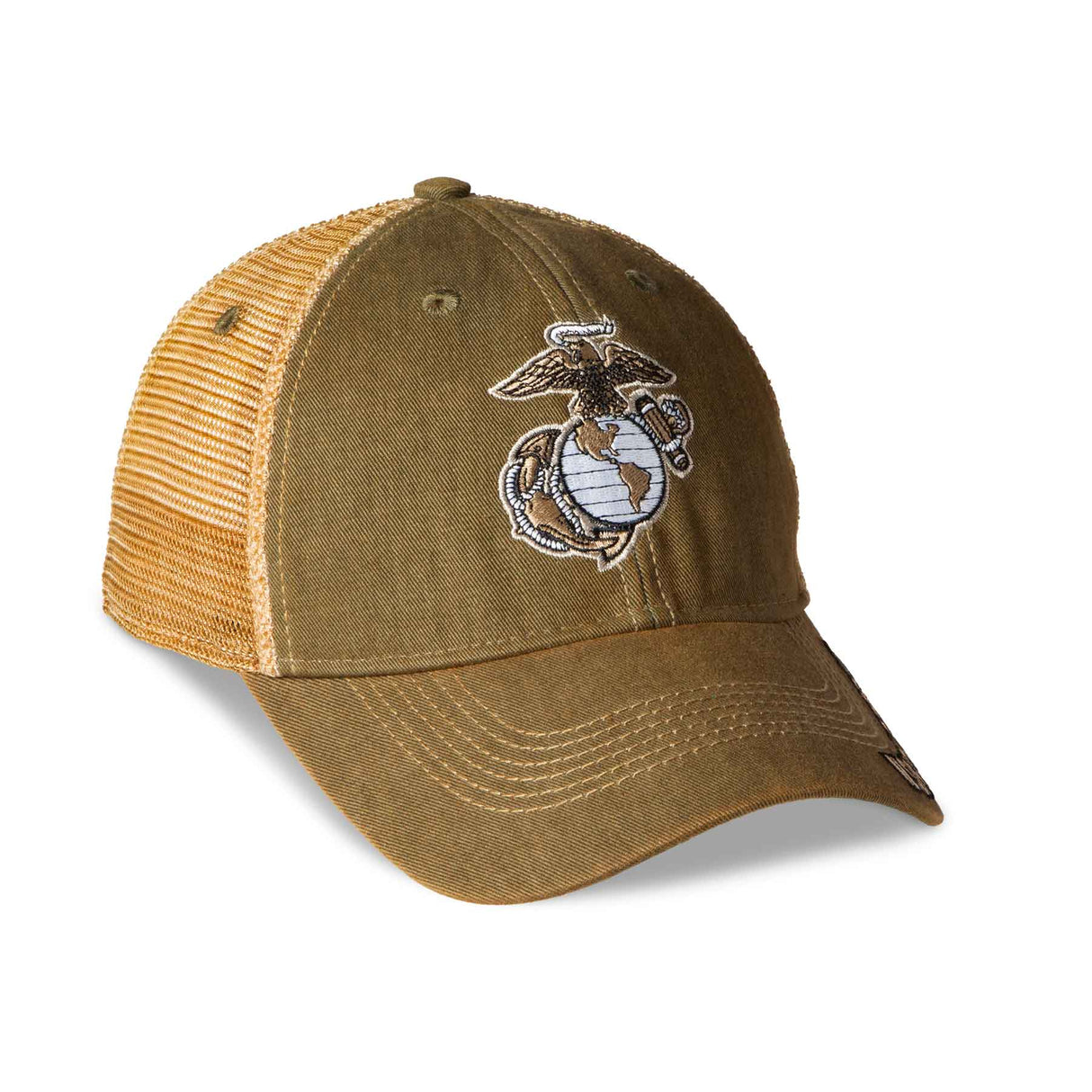 USMC Veteran EGA Mesh Back Hat- OD Green - SGT GRIT