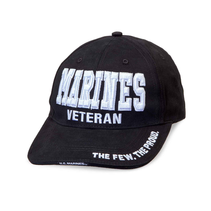 Marines Veteran Hat-Personalized- Black - SGT GRIT