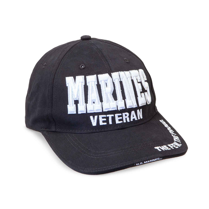 Marines Veteran Hat-Personalized- Black