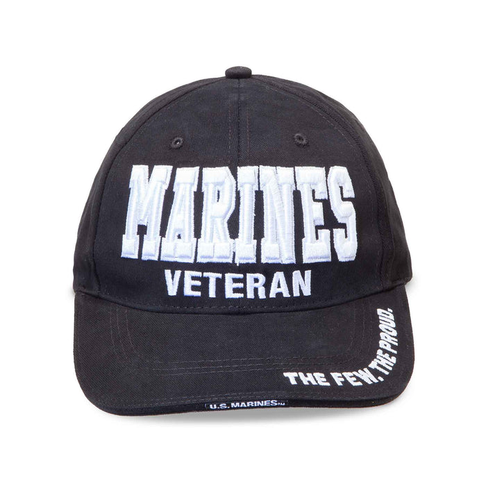 Marines Veteran Hat-Personalized- Black