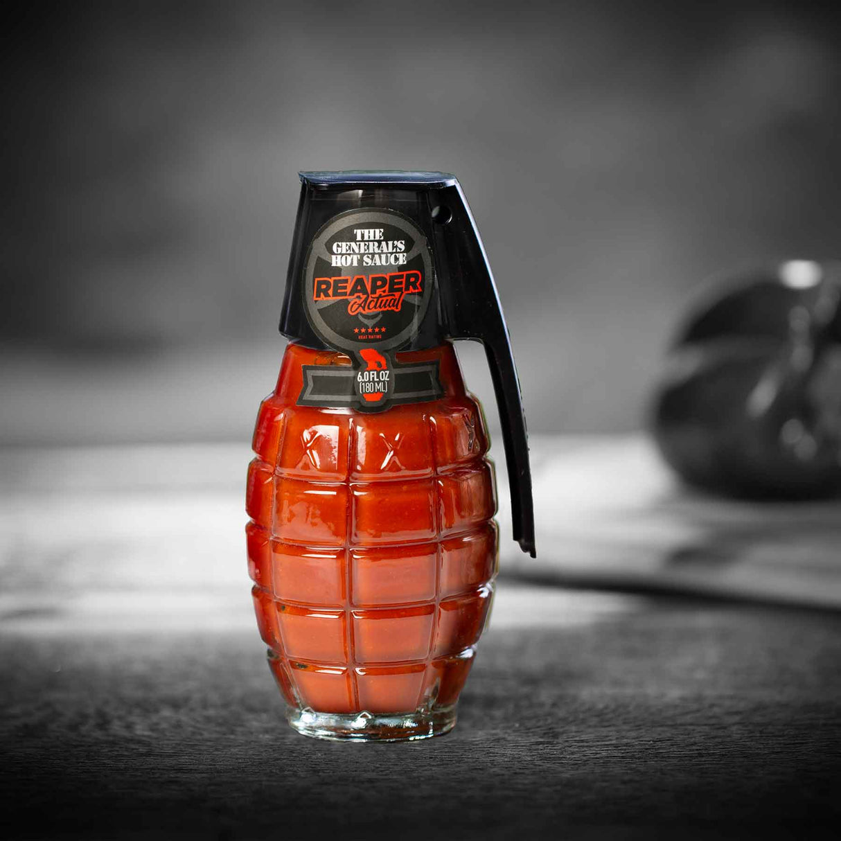 The General's Reaper Actual Hot Sauce Grenade SGT GRIT