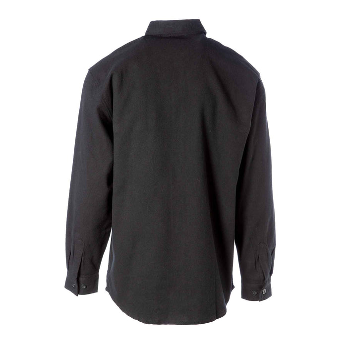 Extra Heavyweight Flannel Shirt- Black — SGT GRIT