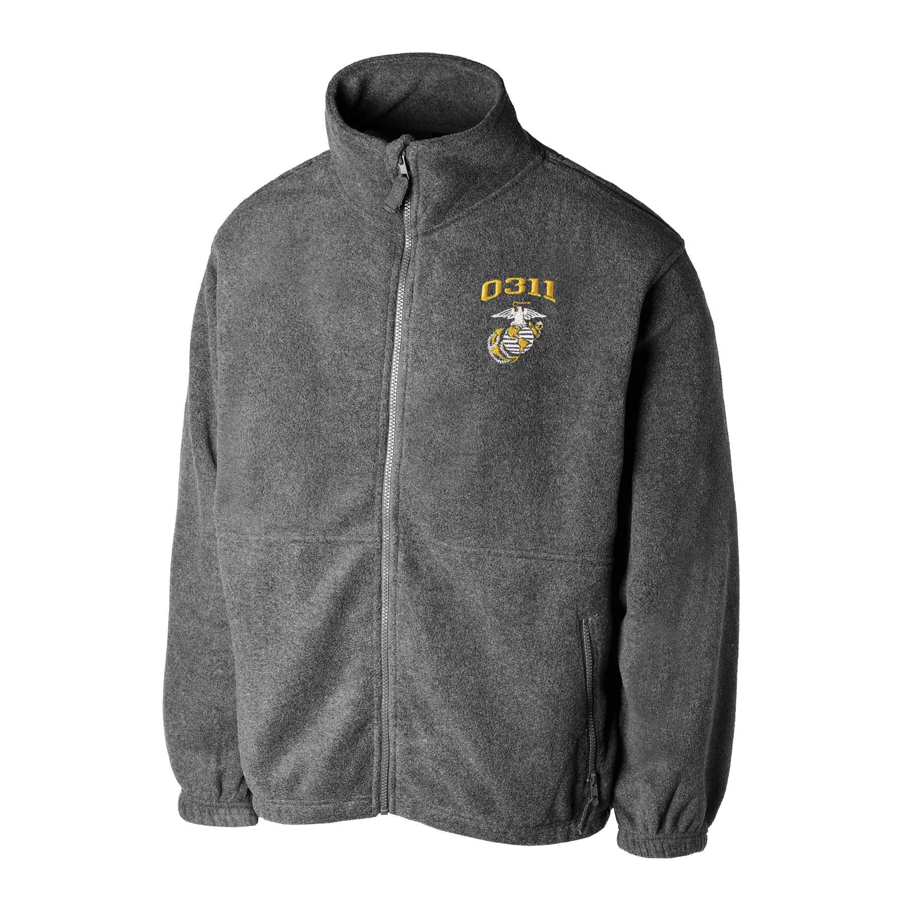 Marine Corps MOS Embroidered Fleece Full Zip – SGT GRIT