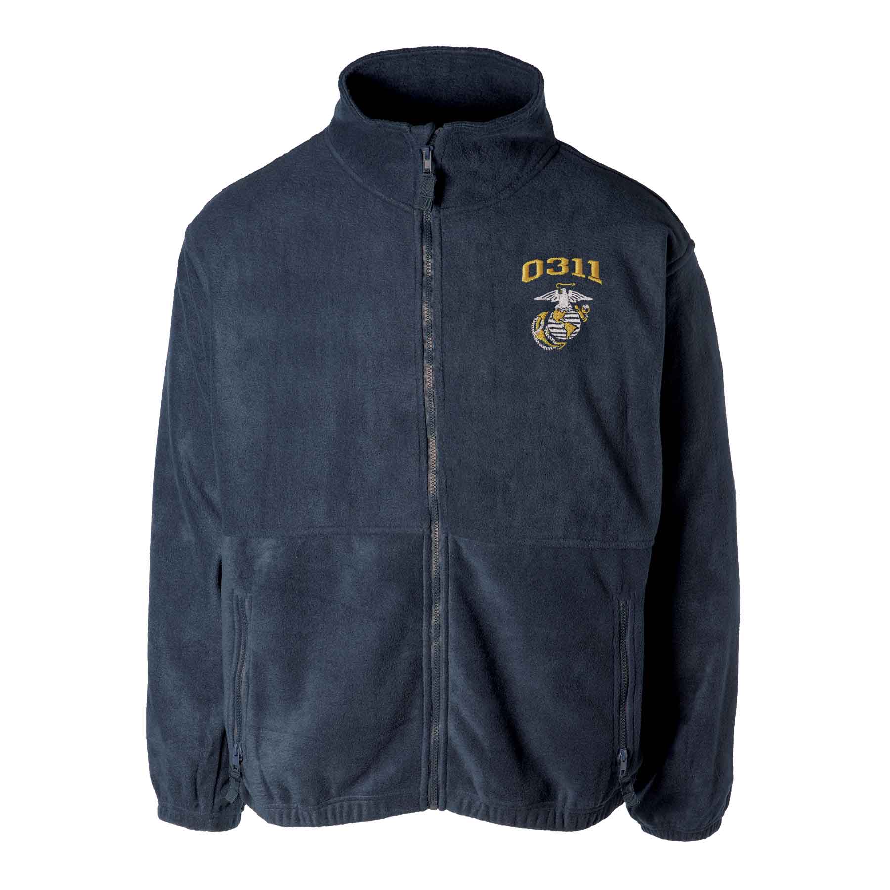 Marine Corps MOS Embroidered Fleece Full Zip – SGT GRIT