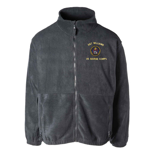 Marine Corps Security Force Embroidered Fleece Full Zip - SGT GRIT