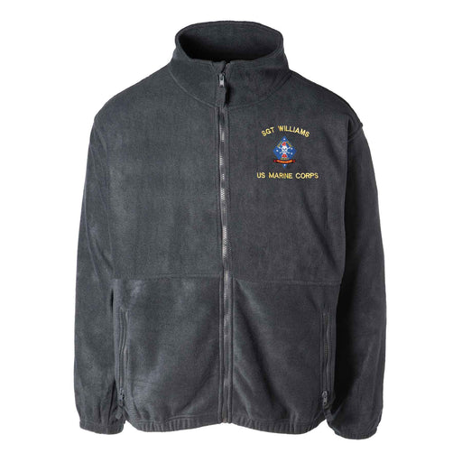 1st Recon Battalion Embroidered Fleece Full Zip - SGT GRIT