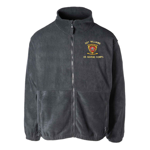 3rd Recon Battalion Embroidered Fleece Full Zip - SGT GRIT