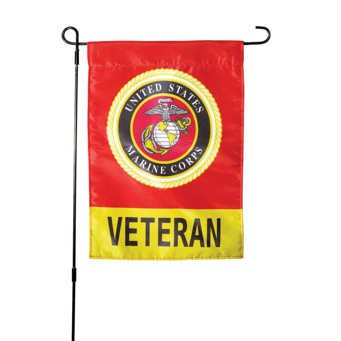 USMC Veteran Garden Flag - SGT GRIT