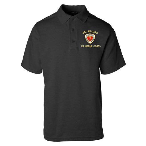 3rd Battalion 3rd Marines Embroidered Tru-Spec Golf Shirt - SGT GRIT
