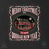 USMC Tun Tavern Christmas Hoodie Back Design- Black - SGT GRIT