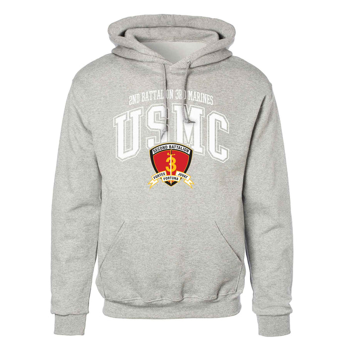 2nd Battalion 3rd Marines Arched Hoodie - SGT GRIT