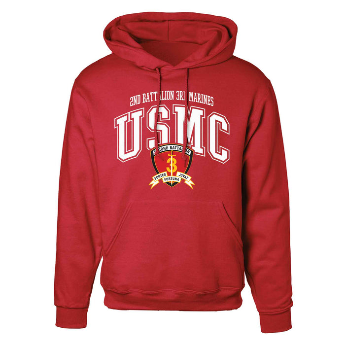 2nd Battalion 3rd Marines Arched Hoodie - SGT GRIT