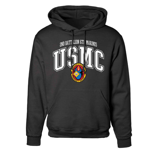 2nd Battalion 6th Marines Arched Hoodie - SGT GRIT
