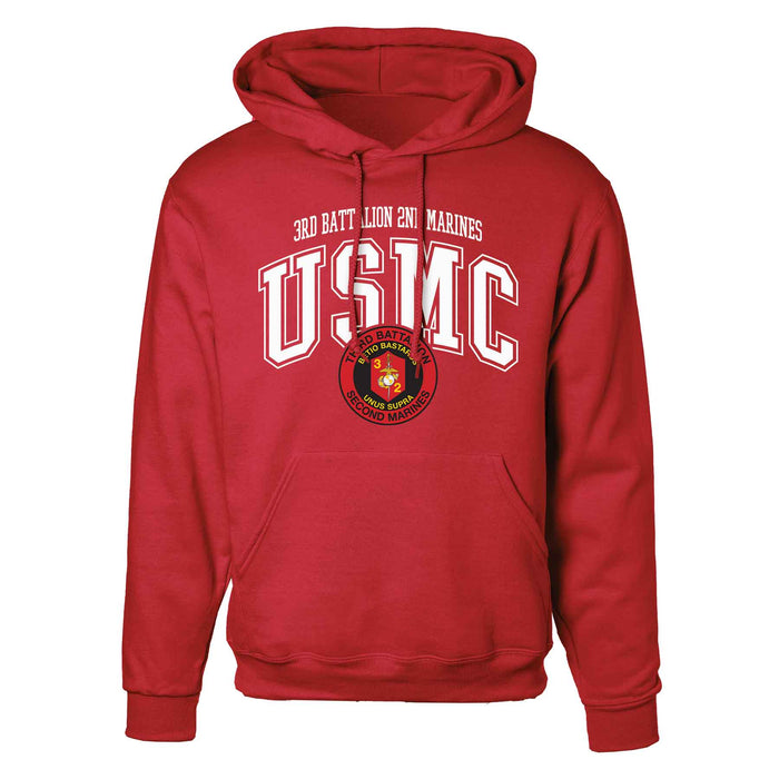3rd Battalion 2nd Marines Arched Hoodie - SGT GRIT