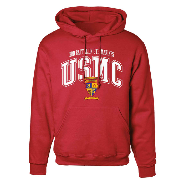 3rd Battalion 5th Marines Arched Hoodie - SGT GRIT