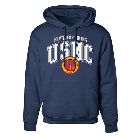 3rd Battalion 7th Marines Arched Hoodie - SGT GRIT