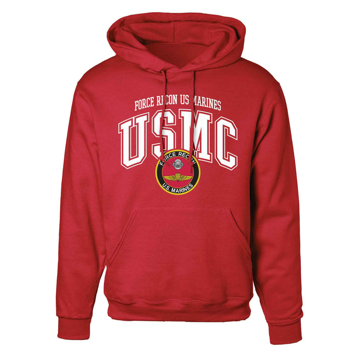Force Recon US Marines Arched Hoodie - SGT GRIT
