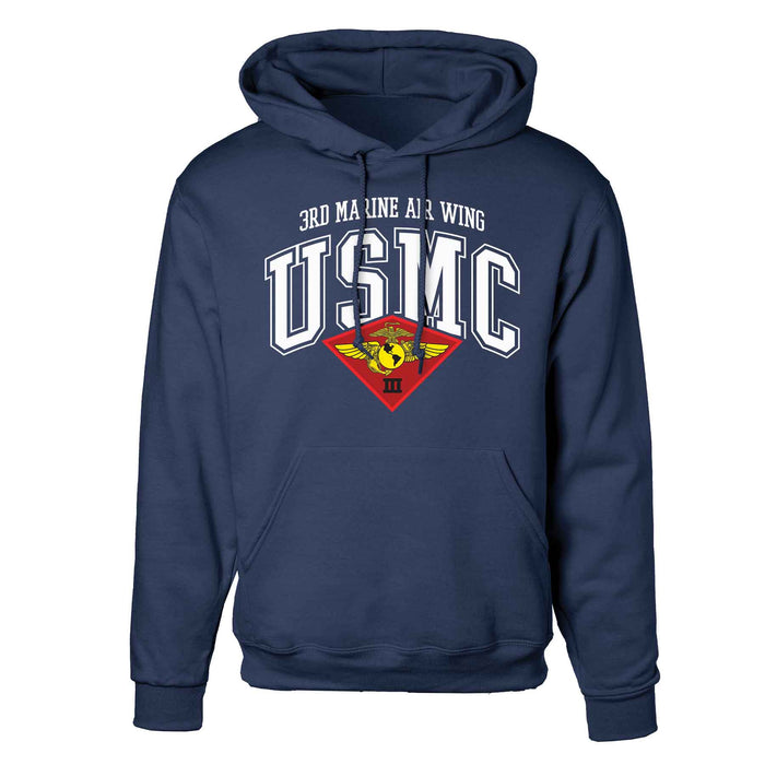 3rd Marine Air Wing Arched Hoodie - SGT GRIT