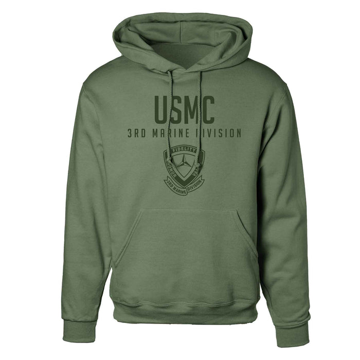 3rd Marine Division Tonal Hoodie - SGT GRIT