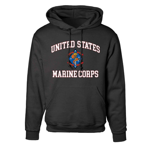 1st Battalion 4th Marines USMC Hoodie - SGT GRIT